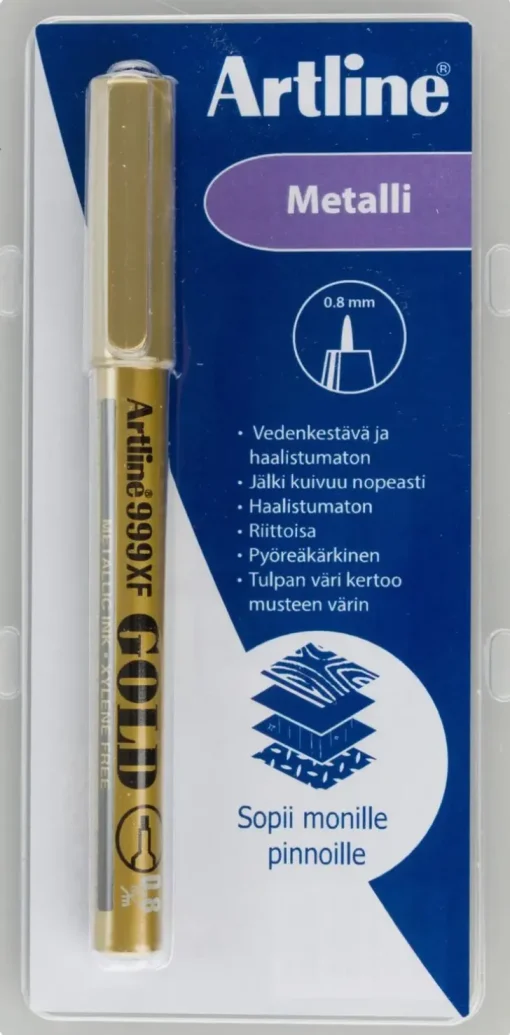 Artline Huopakyna 9 0,8Mm Kulta