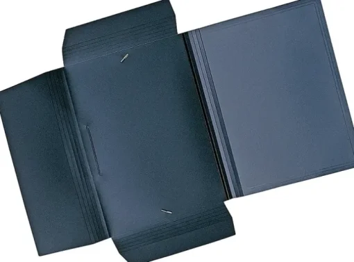 Foldermate Black Kulmalukkokansio A4 Musta