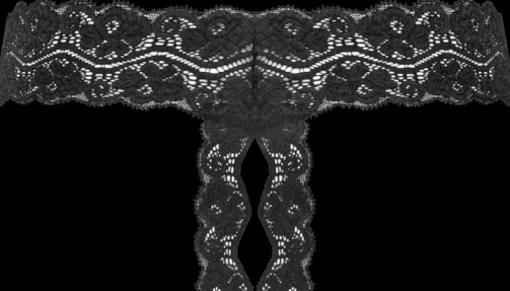 Kyra Avohaara Stringit S/M Black