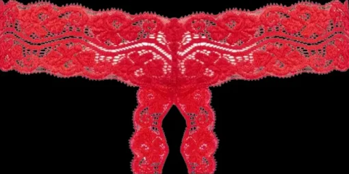 Kyra Avohaarastringit S/M Red