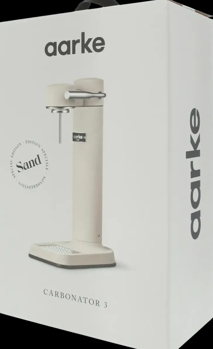 Aarke Carbonator 3 Hiilihapotuslaite, Sisaltaa Pullon, Beige
