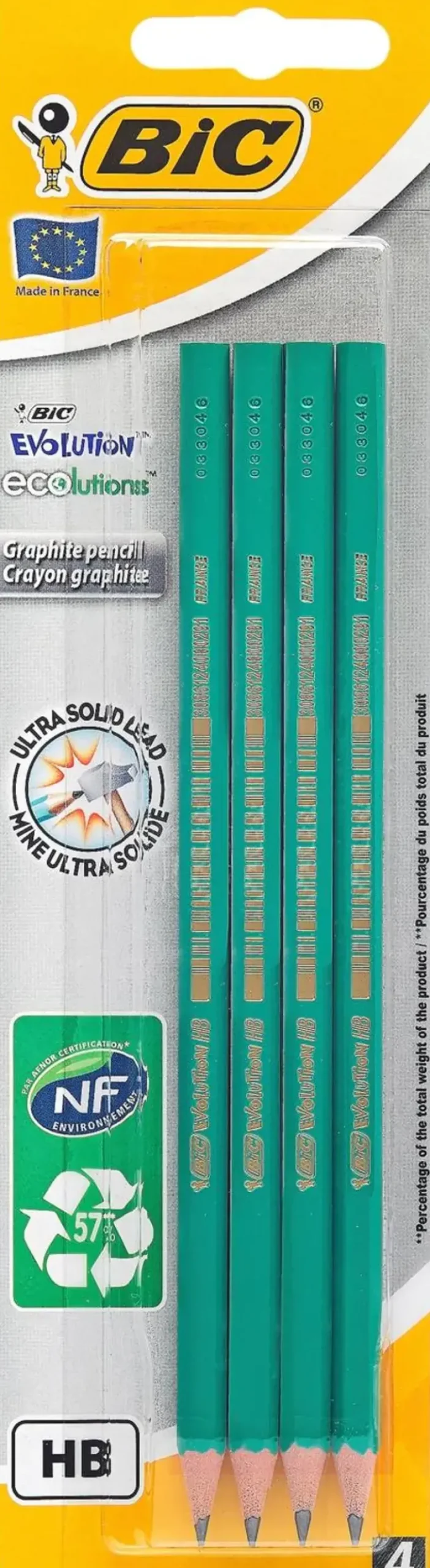 Bic Evolution Lyijykyna 4Kpl