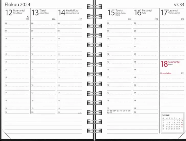 Burde Kalenteri 2024 Exclusive Eco