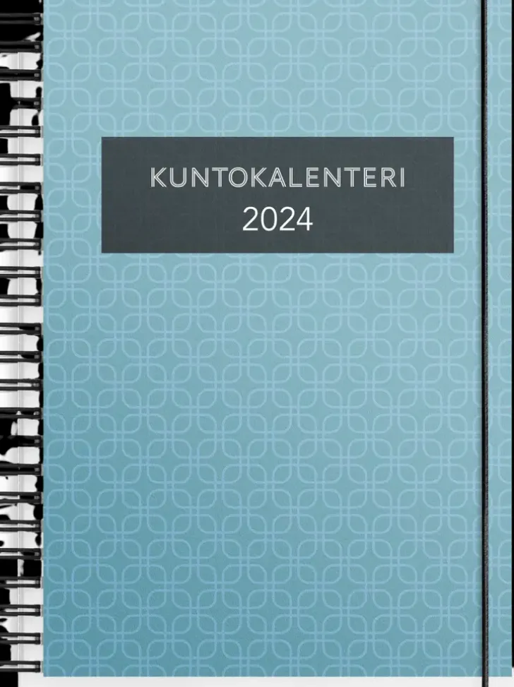 Burde Kalenteri 2024 Kuntokalenteri A5