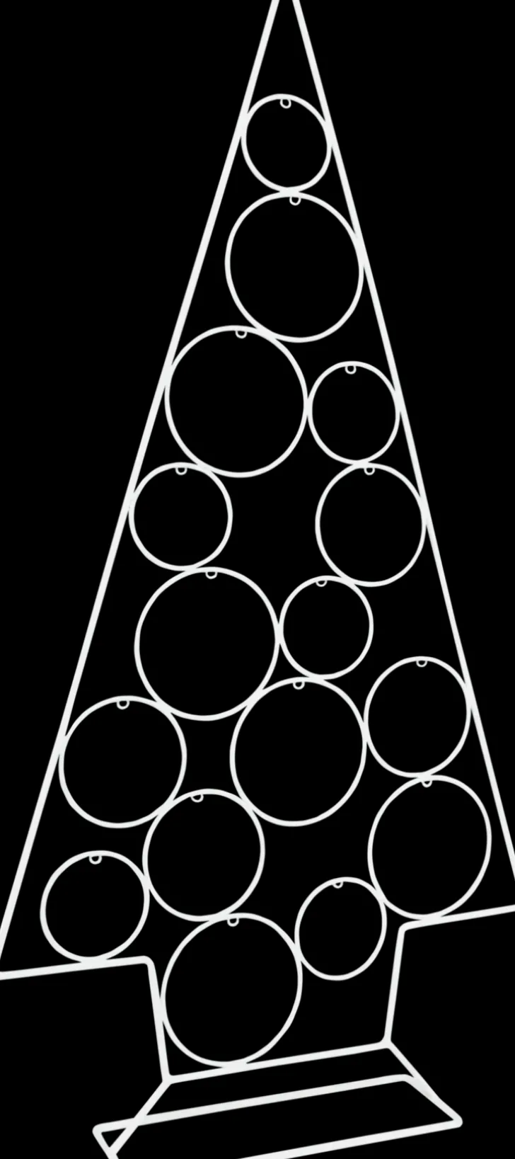 Carrefour Poytakoriste Metallikuusi 80 Cm