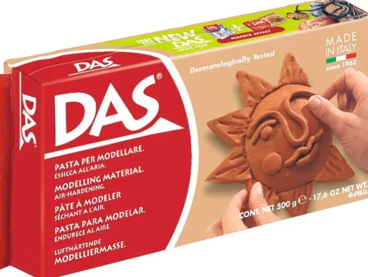 Das 500G Muovailumassa Terrakotta, Ilmassa Kuivuva