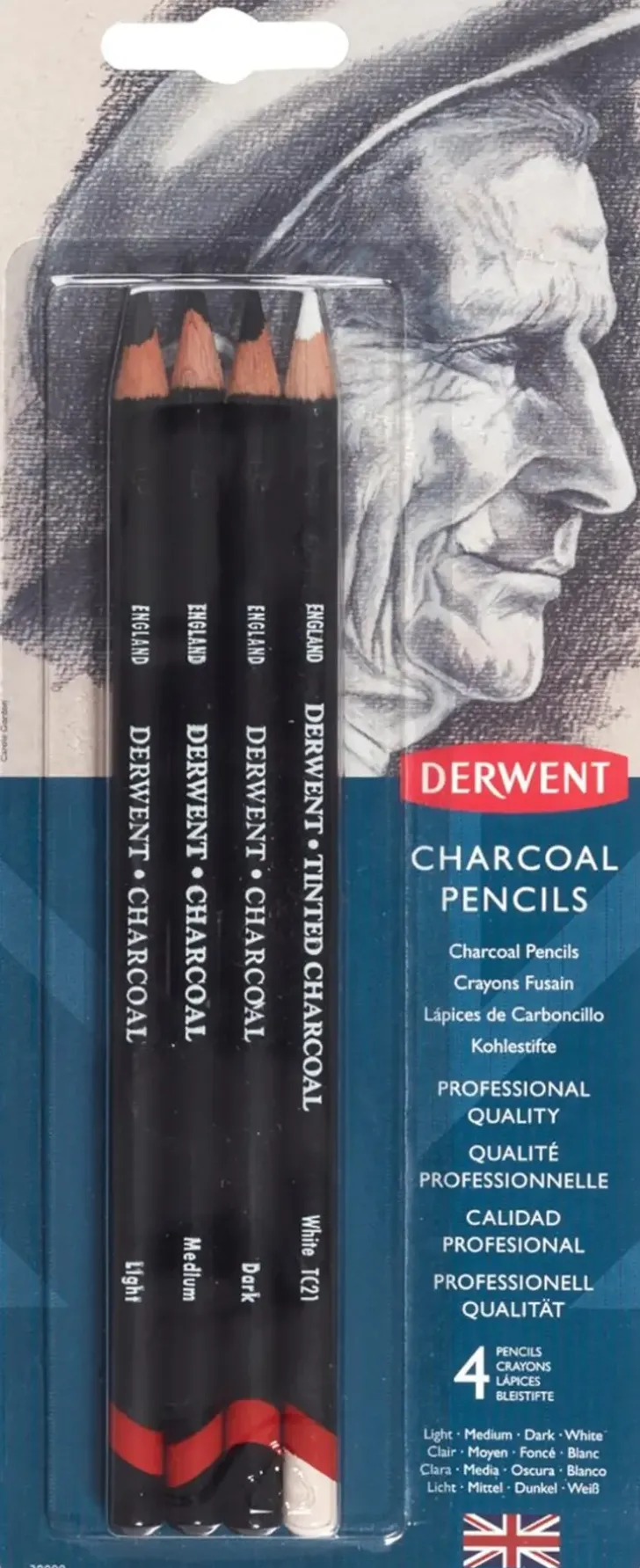 Derwent Hiilikynat 4Kpl