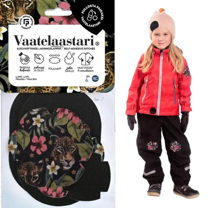 Fabpatch Vaatelaastari, Lumo -Helppo, Hankaamalla Kiinnittyva Tekstiilien Korjauspaikka