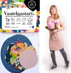 Fabpatch Vaatelaastari, Muisti - Helppo, Hankaamalla Kiinnittyva Tekstiilien Korjauspaikka