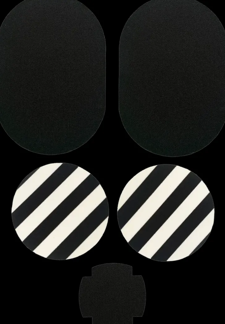 Fabpatch Vaatelaastari, Raita - Helppo, Hankaamalla Kiinnittyva Tekstiilien Korjauspaikka