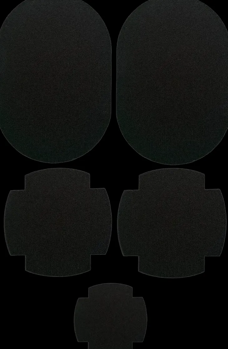 Fabpatch Vaatelaastari, Yonmusta - Helppo, Hankaamalla Kiinnittyva Tekstiilien Korjauspaikka