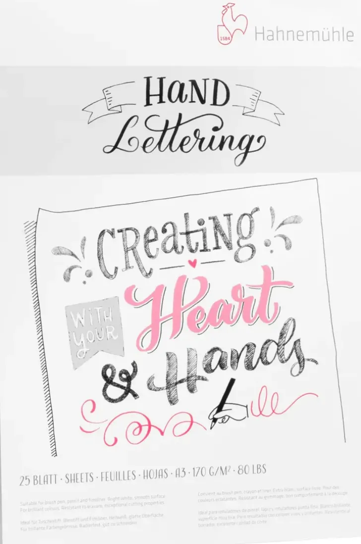 Hahnemuhle Hand Lettering Lehtio A4