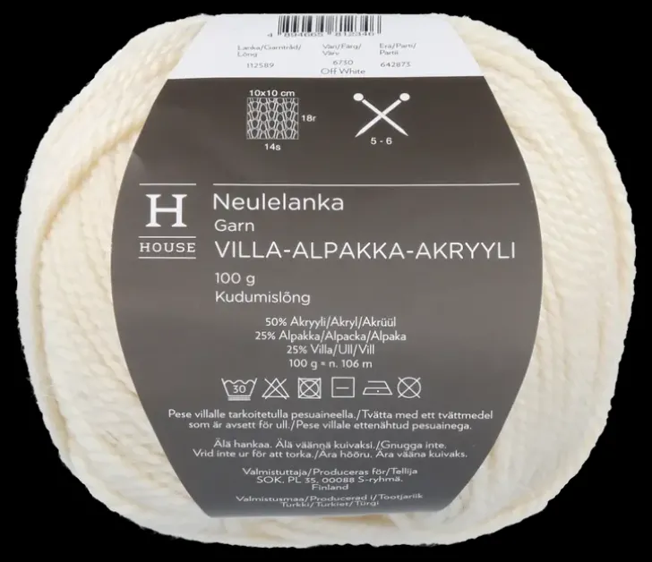 House Neulelanka Villa-Alpakka-Akryyli 112589 100 G