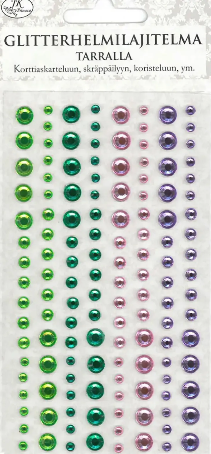 J.K. Primeco Glitterhelmilajitelma Tarralla