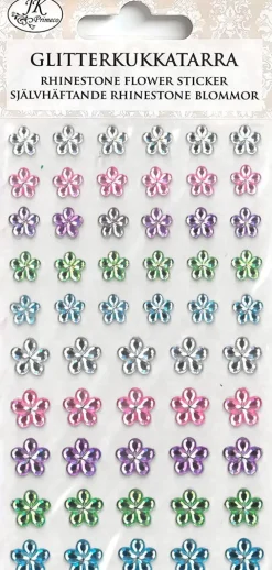 J.K. Primeco Glitterkukkatarra Varilajitelma