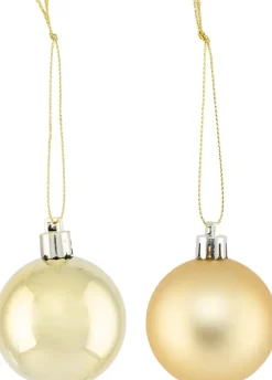 Joulupallo Kulta 5 Cm 12 Kpl