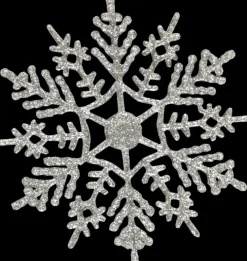 Koriste Lumihiutale Glitter Hopea 6Kpl M