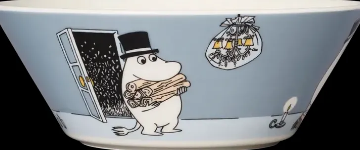 Moomin Arabia Muumi Muumipappa Kulho 15Cm Harmaa