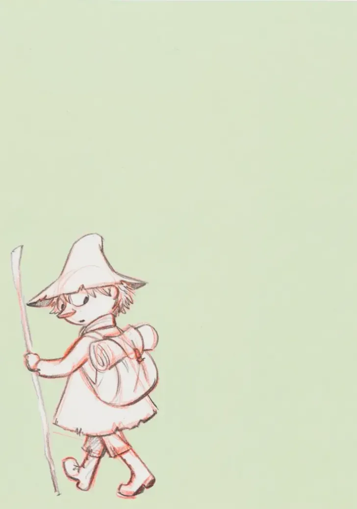 Muumi Nidottu Vihko A5/40