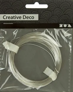 Nellen Metallilanka Hopea 0,6Mm X 10M