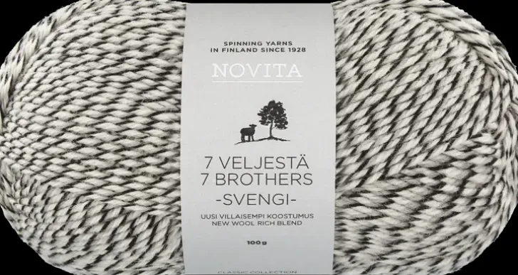 Novita Lanka 7 Veljesta Svengi 100G Lakritsi 8121