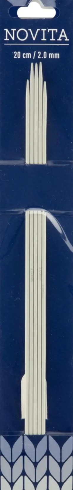 Novita Sukkapuikko 20Cm - 2Mm, Harmaa