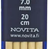 Novita Sukkapuikot Koivu 20Cm - 7 Mm Novita