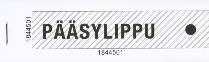 Paasylippunippu Numeroitu 100 Lippua