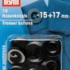 Prym Housunnapit Musta 15-17Mm 10Kpl