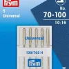 Prym Ompelukoneneula Lajitelma 70-100 5 Kpl/Pakkaus