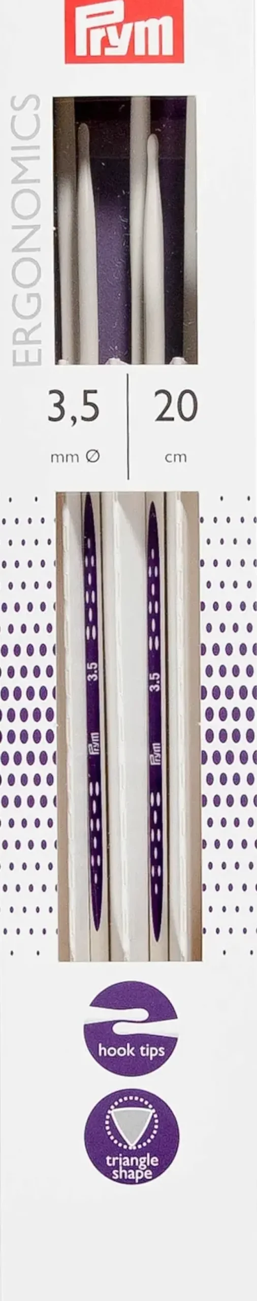 Prym Sukkapuikko Ergonominen 20Cm - 3,5Mm