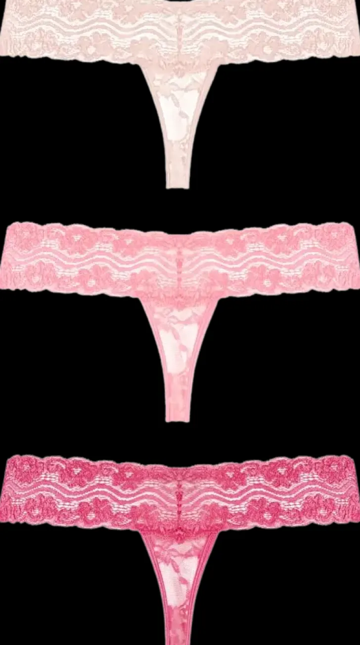 Rose Stringit 3 Kpl Pakkaus S/M