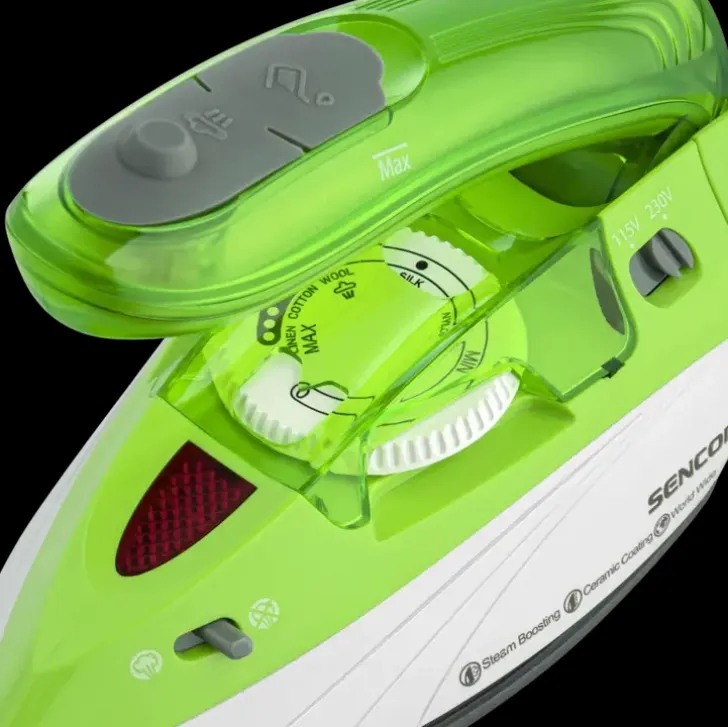 Sencor Matkasilitysrauta Kulkee Helposti Ja Vaivatta Mukana. 1.100W Ja Keraaminen Pohjalevy Takaavat Hyva Silitystuloksen. Pitka 1,9M Johto, Drip-Stop Ja Pysty Hyory -Toiminnot.