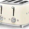 Smeg Tsf03Creu 4-Viipaleen Leivanpaahdin Kerma