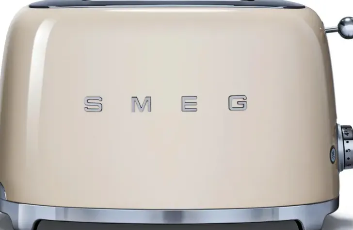 Smeg Tsf01Creu 2-Viipaleen Leivanpaahdin Kerma