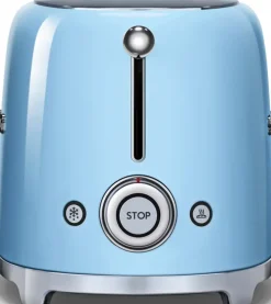 Smeg Tsf01Pbeu 2-Viipaleen Leivanpaahdin Pastellinsininen