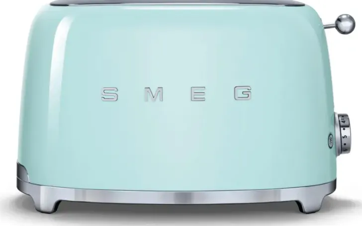 Smeg Tsf01Pgeu 2-Viipaleen Leivanpaahdin Minttu