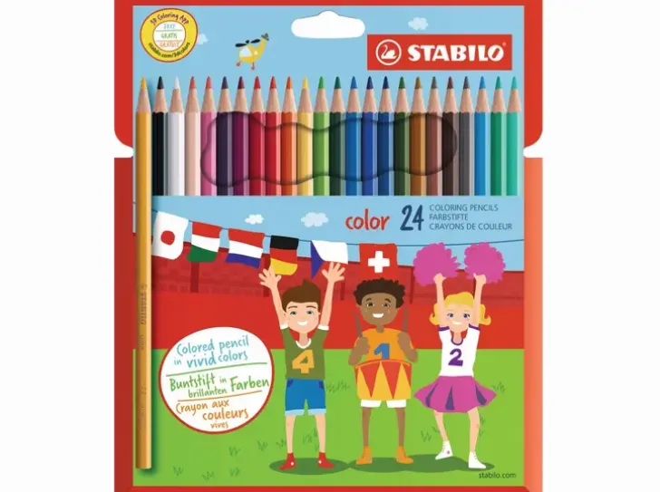 Stabilo Color Puuvari, 24 Varia