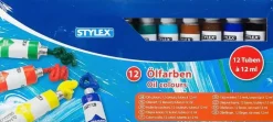 Stylex Oljymaalit 12 Tuubia 12Ml