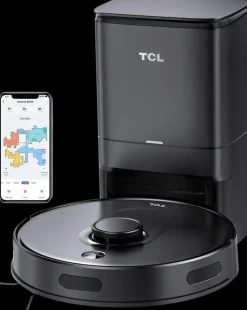 Tcl Sweeva 6500 Robotti-Imuri Tyhjennystelakalla