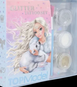 Topmodel Kimalletatuointisetti Iceworld