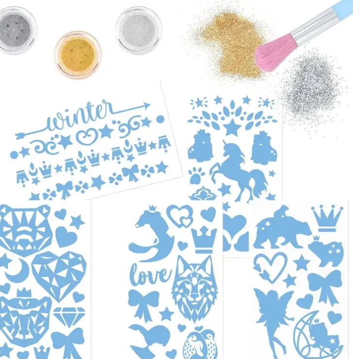 Topmodel Kimalletatuointisetti Iceworld