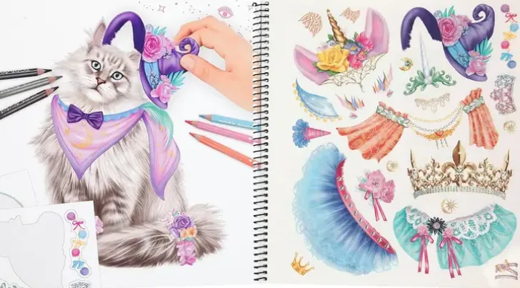 Topmodel Kitty Suunnittelukirja Moonlight