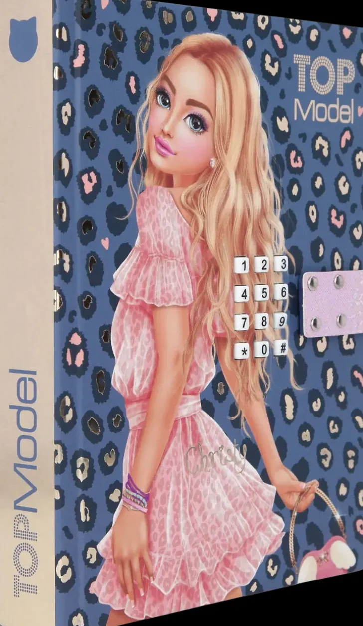 Topmodel Koodillinen & Soiva Paivakirja, Sininen