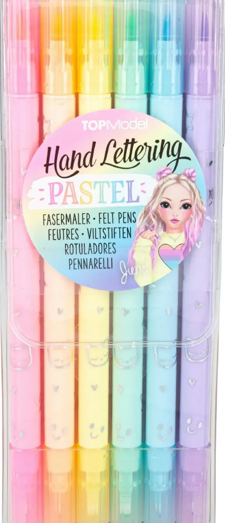 Topmodel Pastellitussit, 6 Kpl