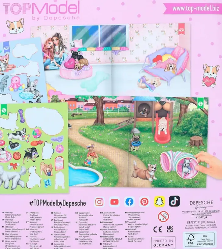 Topmodel Stickerworld Corgi