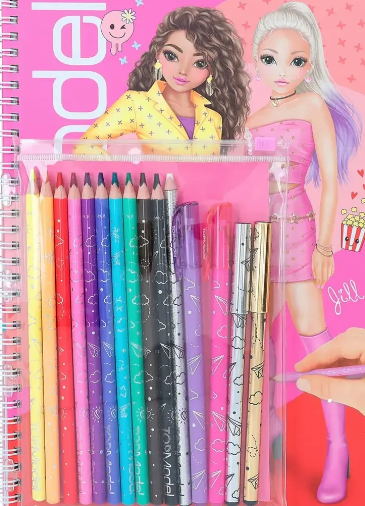 Topmodel Suunnittelukirja & Varityskynat