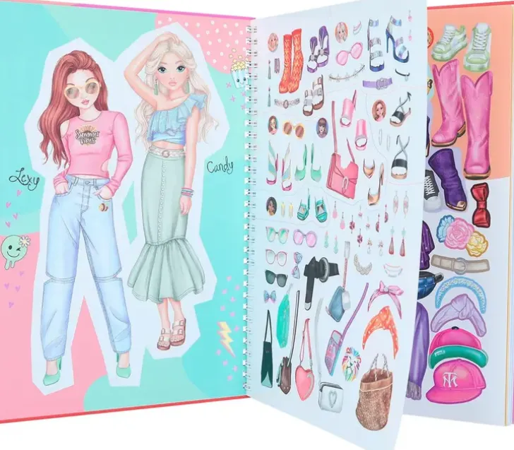 Topmodel Suunnittelukirja & Varityskynat