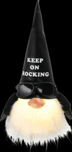 Winteria Tonttu Keep On Rocking Led-Valolla 26 Cm